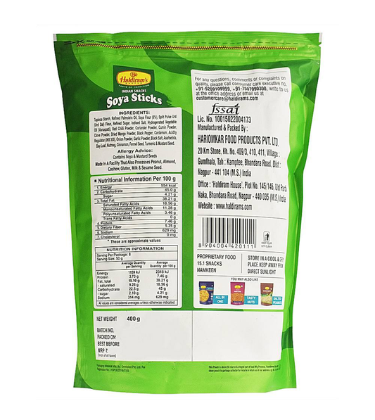 Haldiram's soya sticks (400g) - Dailyneeds