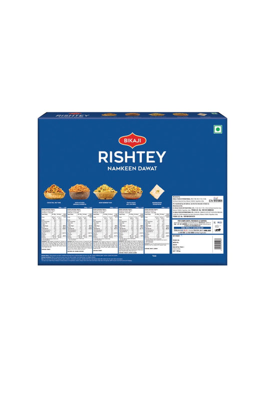 Bikaji Rishtey Namkeen Dawat : 1.23 kg | gift hamper