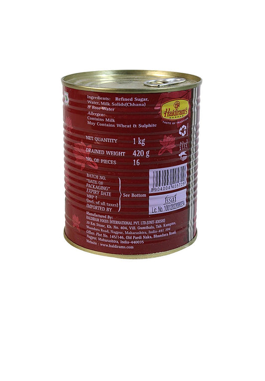 Haldiram rasgulla 1kg - Dailyneeds