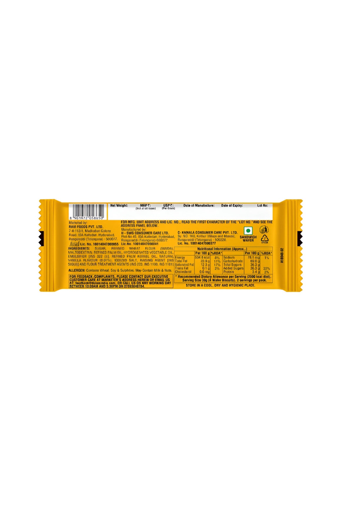 Waffy choco/ straw / vanilla 
55 g - Dailyneeds