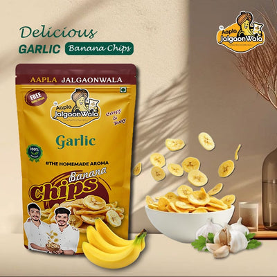 Garlic Flavor Banana Chips 160g