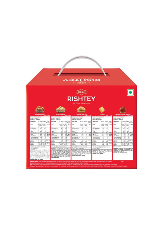 Bikaji Rishtey meetha bandhan gift pack : 1.68 kg