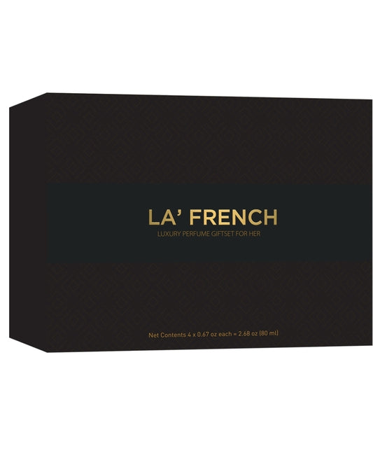 La' French Luxury Perfume Gift Set For Her : 4 x 20 ml