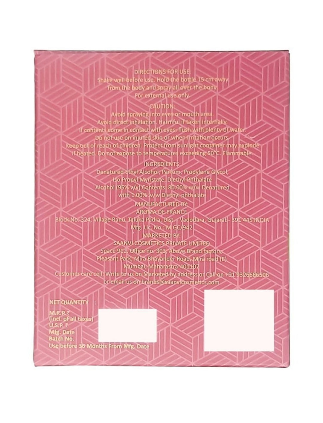 La French Cuddle Women Eau De Perfume : 30 ml