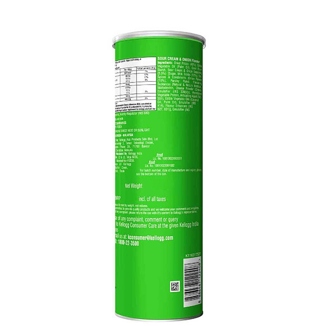 Pringles potato chips-sour cream & onion (107g) - Dailyneeds