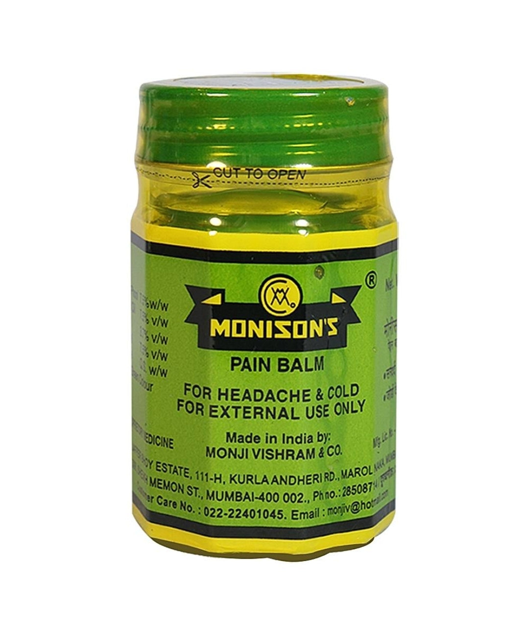 Monisons Pain Balm : 45 g