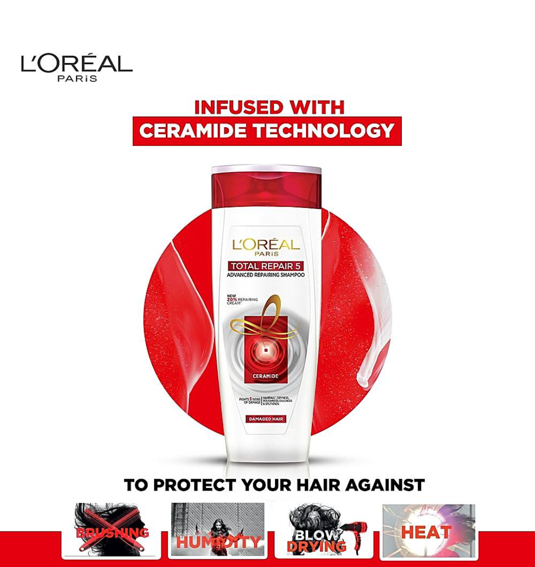 L'Oreal paris total repair 5 shampoo - Dailyneeds