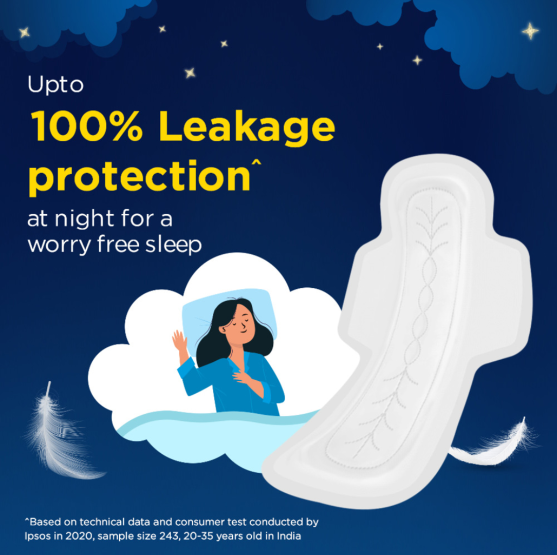 Stayfree secure nights cottony soft comfort XXL : (18 units) - Dailyneeds