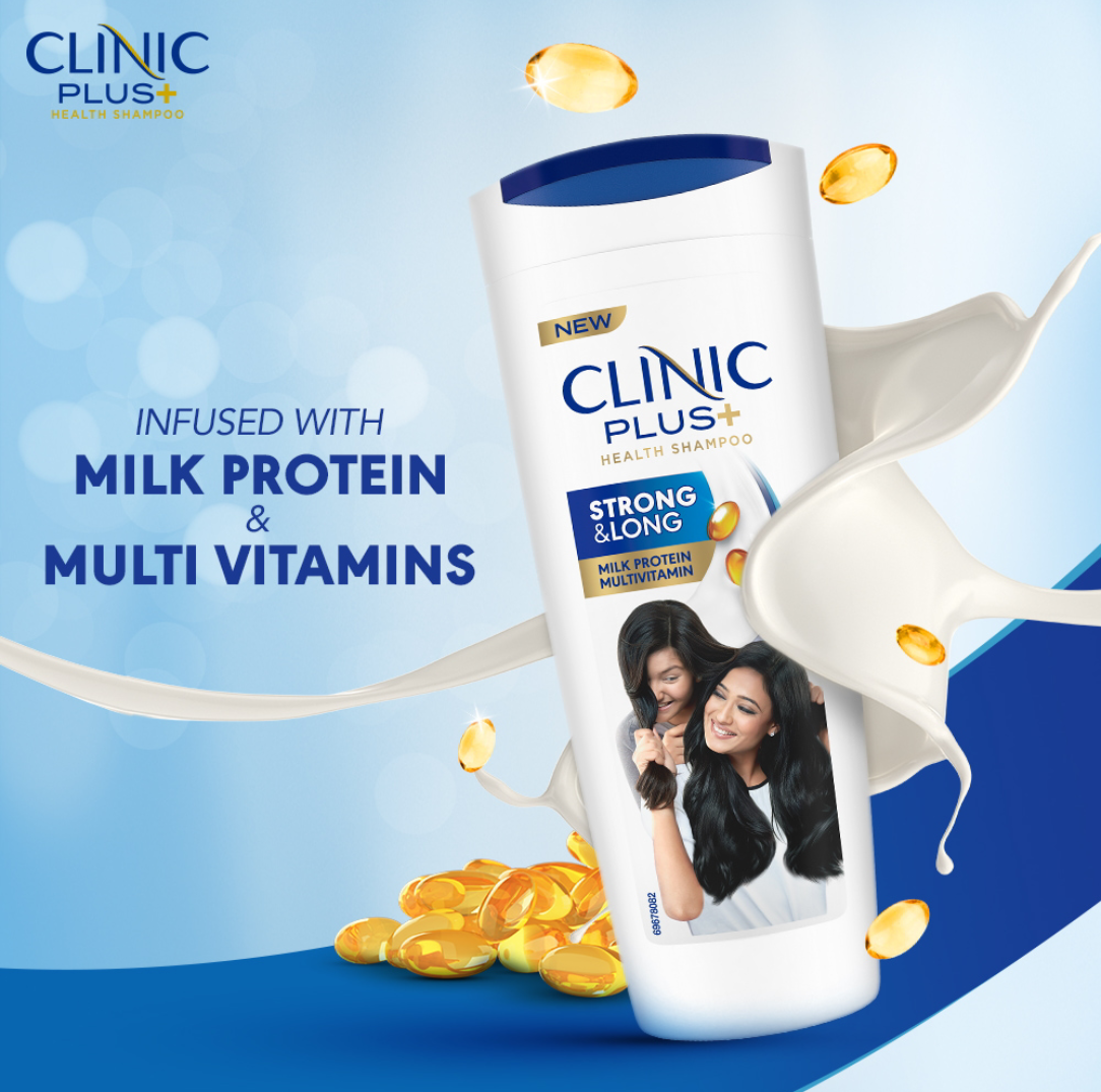 Clinic plus long & strong health shampoo (340ml) - Dailyneeds