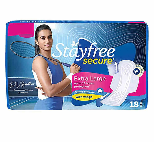 Stayfree secure cottony wings: XL (18 units) - Dailyneeds